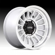 KMC Impact OL KM724 Machined Silver Custom Wheels